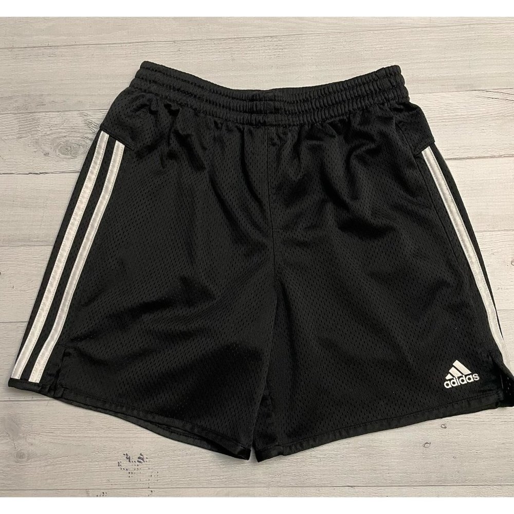 Adidas girls black shorts large 14